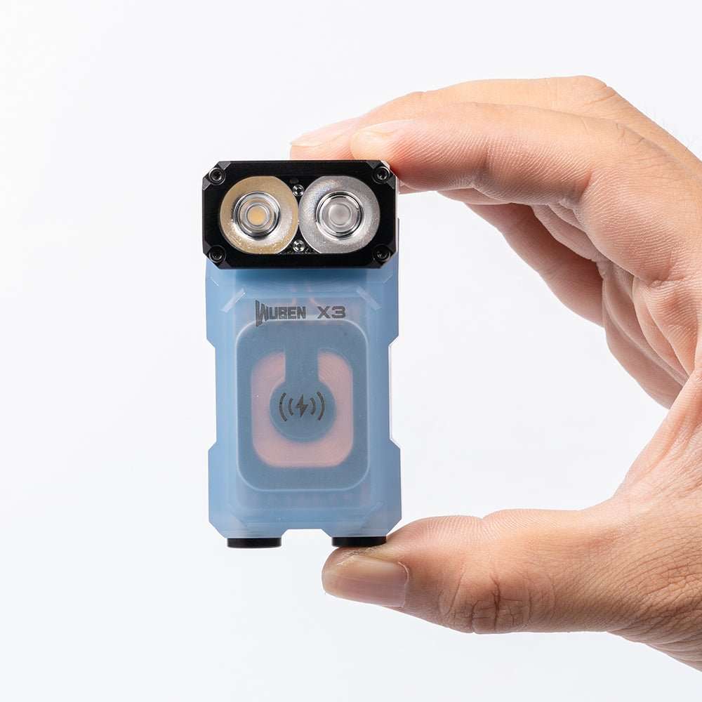 Wuben X3 with charging box 700 Lumen 102m Throw Rechargeable LED EDC Flashlight