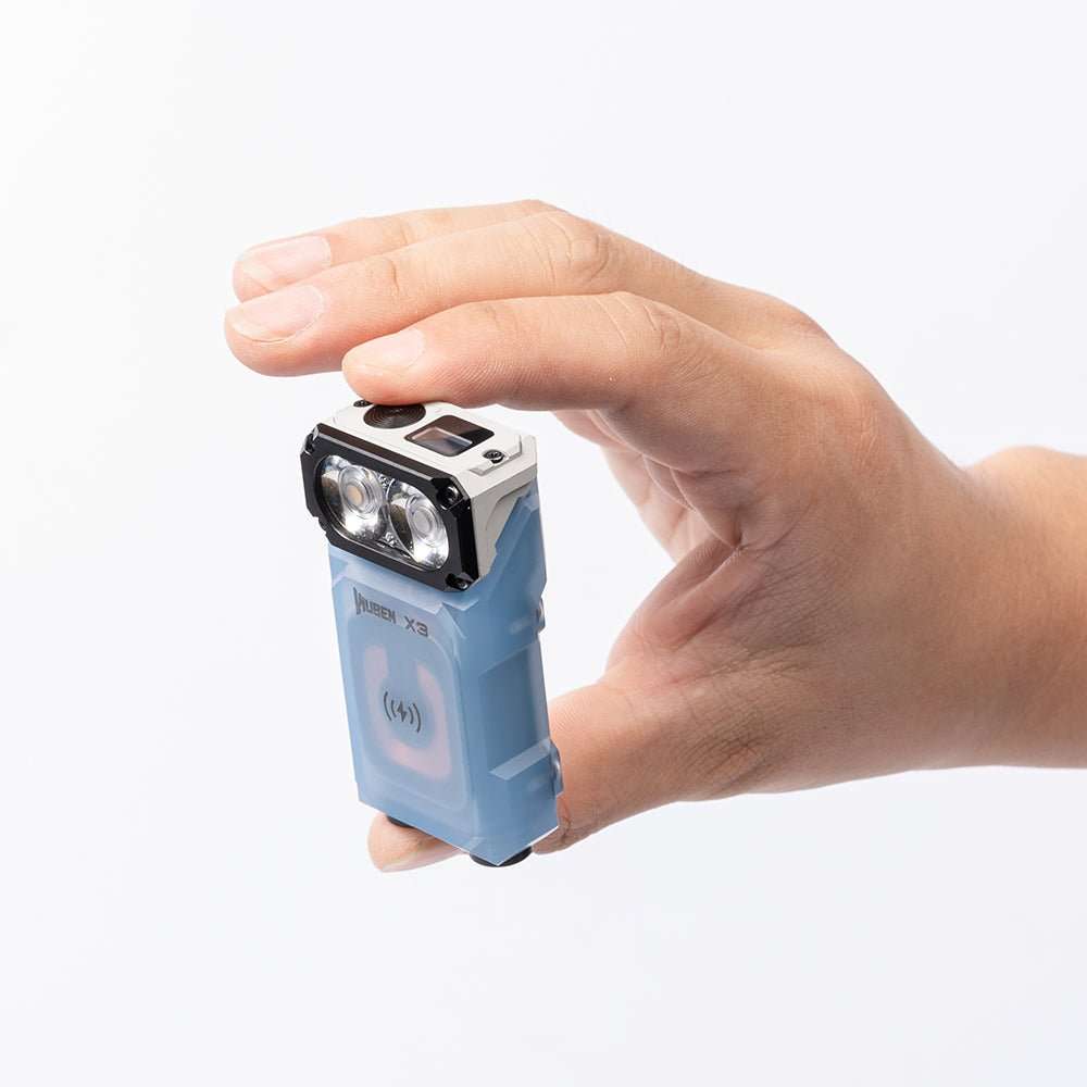 Wuben X3 with charging box 700 Lumen 102m Throw Rechargeable LED EDC Flashlight