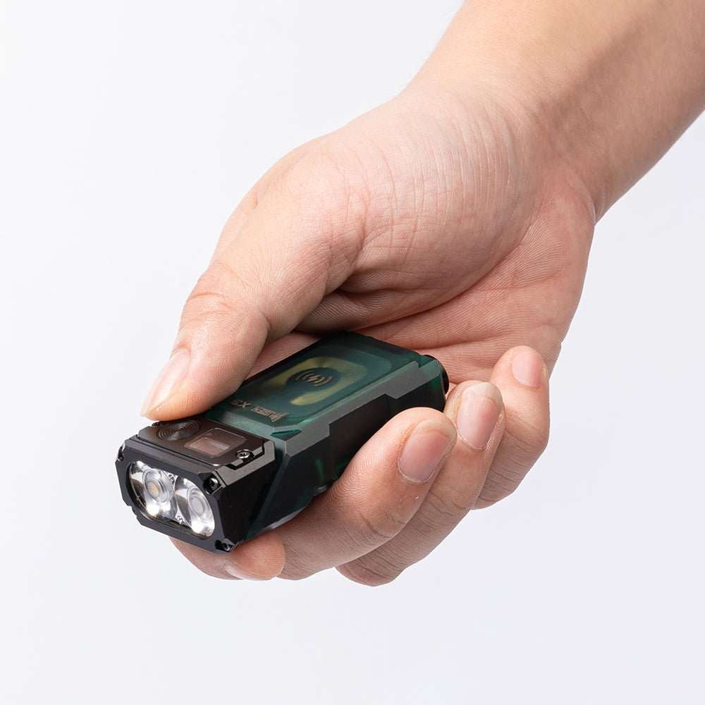 Wuben X3 with charging box 700 Lumen 102m Throw Rechargeable LED EDC Flashlight
