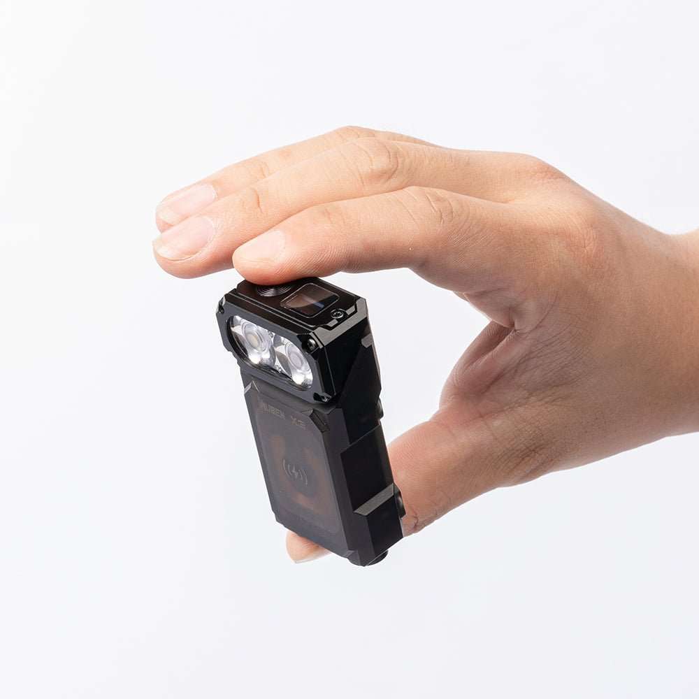 Wuben X3 with charging box 700 Lumen 102m Throw Rechargeable LED EDC Flashlight