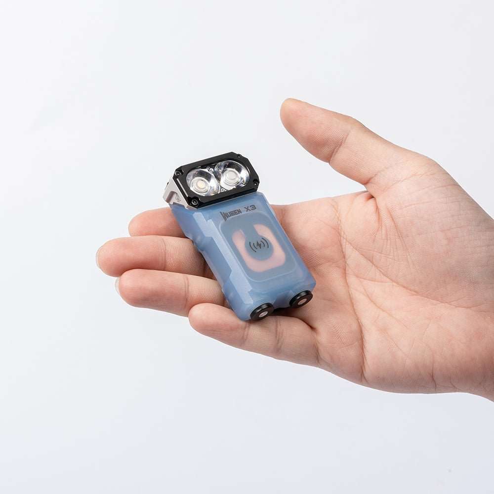 Wuben X3 with charging box 700 Lumen 102m Throw Rechargeable LED EDC Flashlight