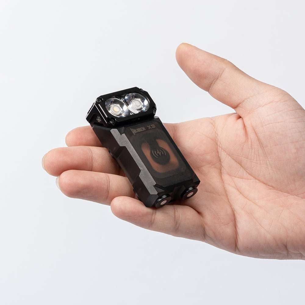 Wuben X3 with charging box 700 Lumen 102m Throw Rechargeable LED EDC Flashlight