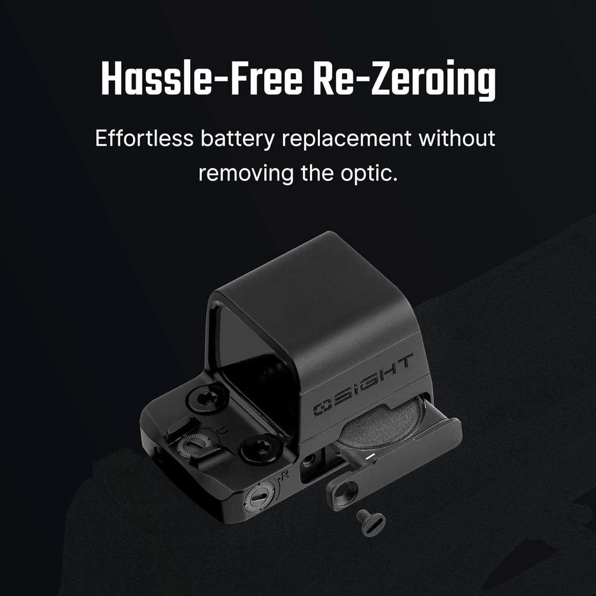 Olight Osight SE Enclosed Optic with RMSc Footprint and Replaceable Battery