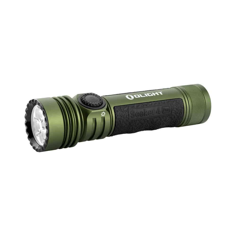 Olight Seeker 4 Pro Rechargeable LED Flashlight - 4600 Lumens - Cool White - Includes 1 x 21700