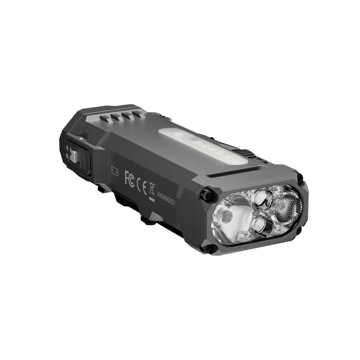 Wuben X4 1500 Lumen 205m Throw Rechargeable LED EDC Flashlight with RGB Side Light