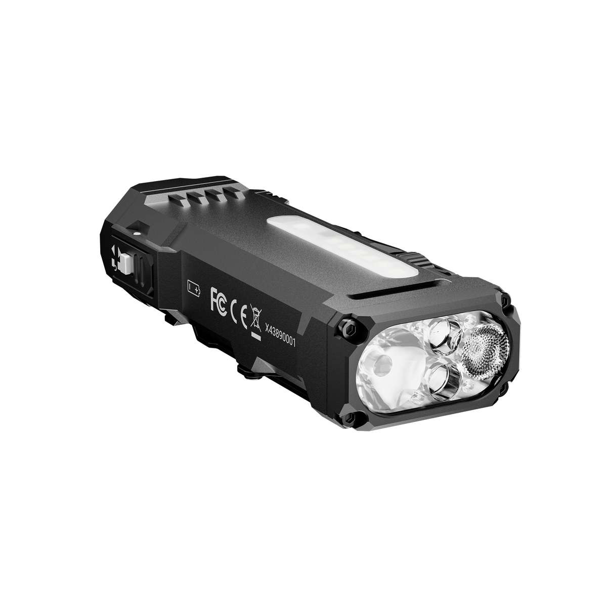 Wuben X4 1500 Lumen 205m Throw Rechargeable LED EDC Flashlight with RGB Side Light
