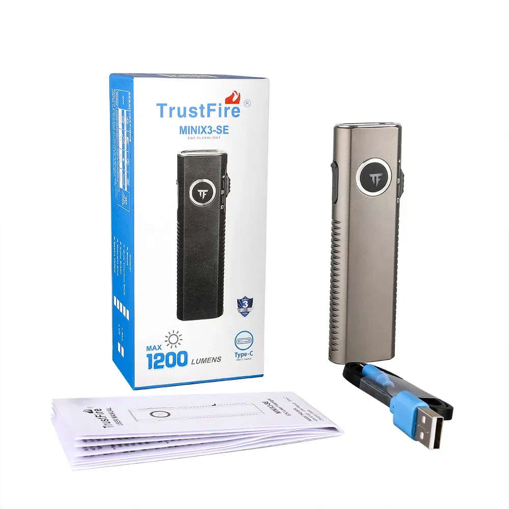 TrustFire Mini X3 SE 1200 Lumen 130m Throw 3-in-1 Rechargeable EDC Flashlight