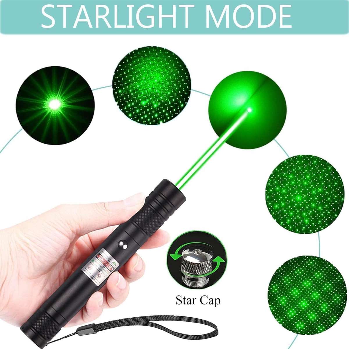 Velvo LP3 2000m Rechargeable Green Laser Pointer
