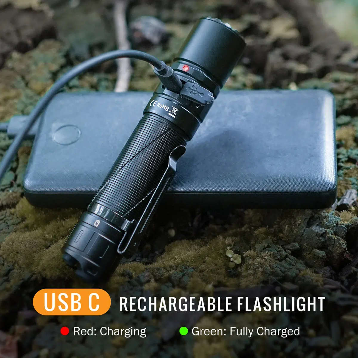 Sofirn SK30 3000 Lumen 392m Throw Rechargeable LED Flashlight