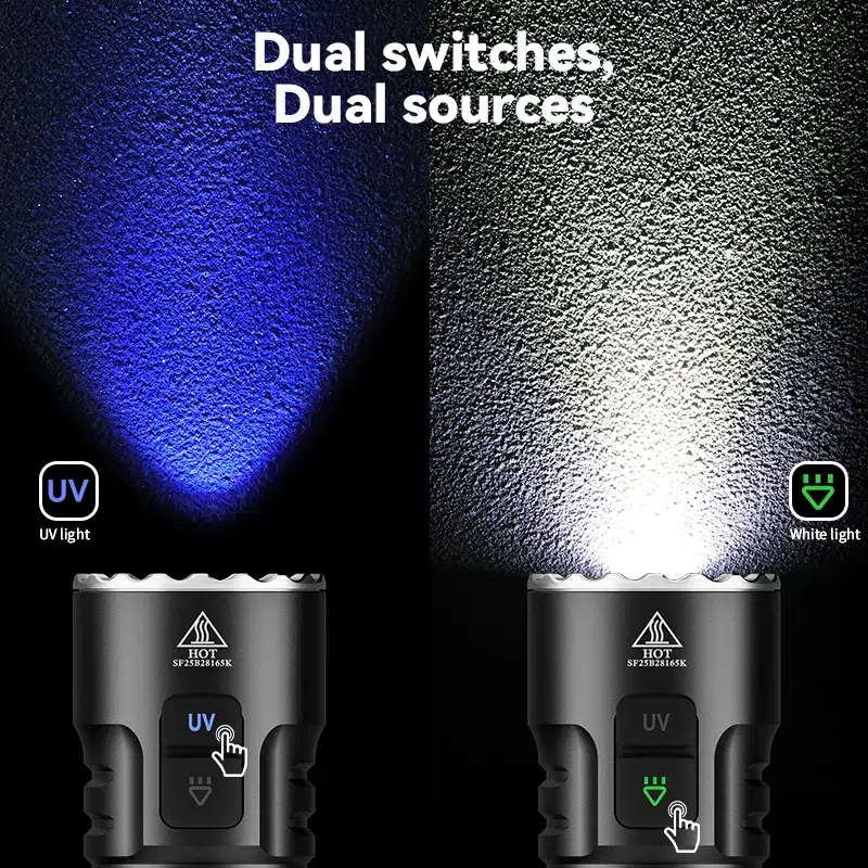 Sofirn SR23 3300 Lumen 200m + 365nm UV Rechargeable Flashlight