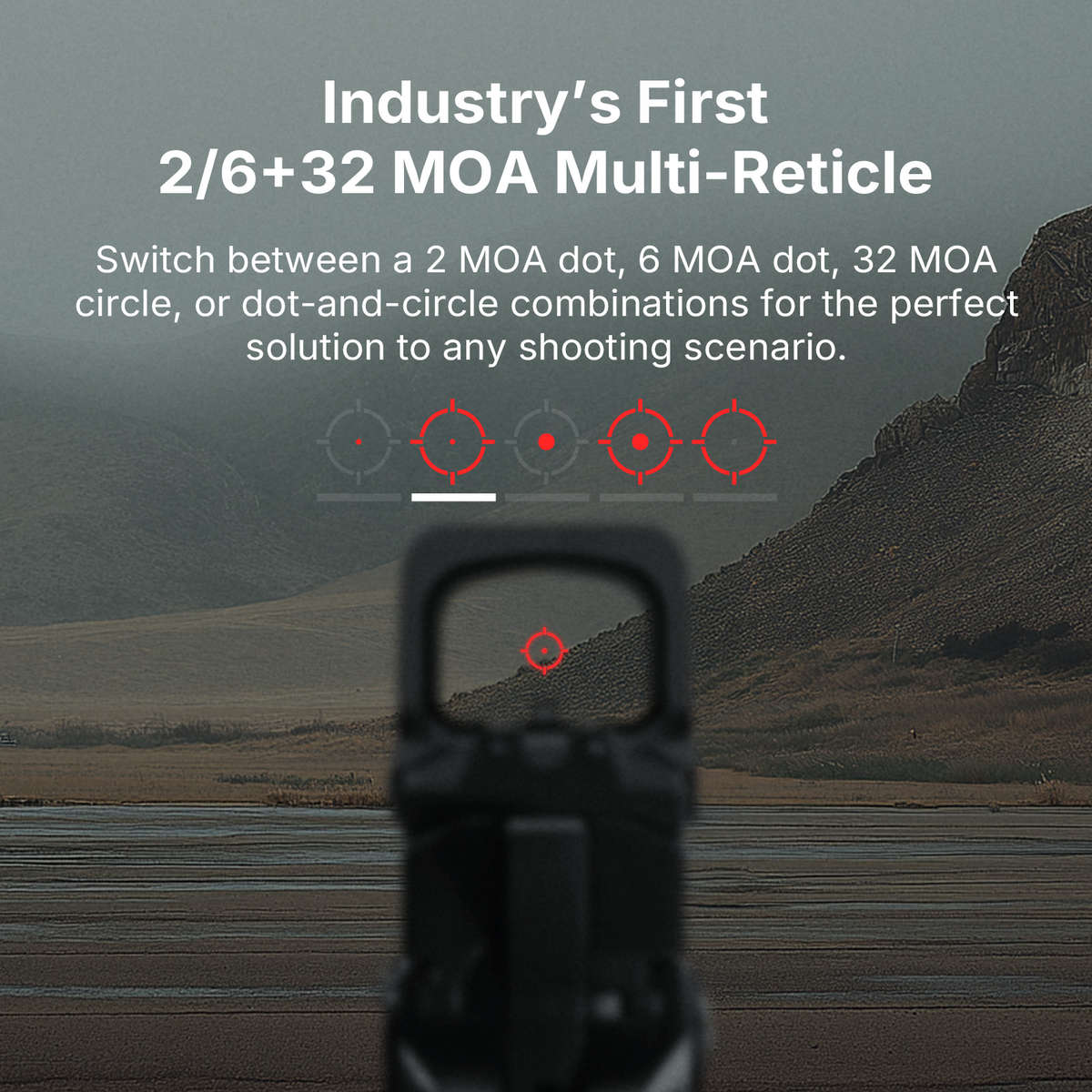Olight Osight XR Enclosed Red Dot Sight with RMR Footprint