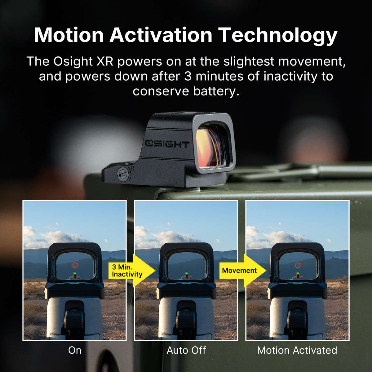Olight Osight XR Enclosed Red Dot Sight with RMR Footprint