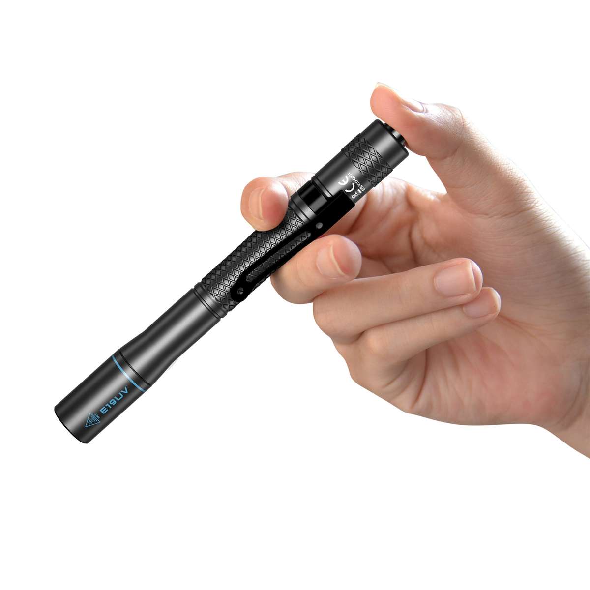 Wuben E19UV 365nm UV LED Pen Light  850mW Compact UV Flashlight for Currency & Inspection