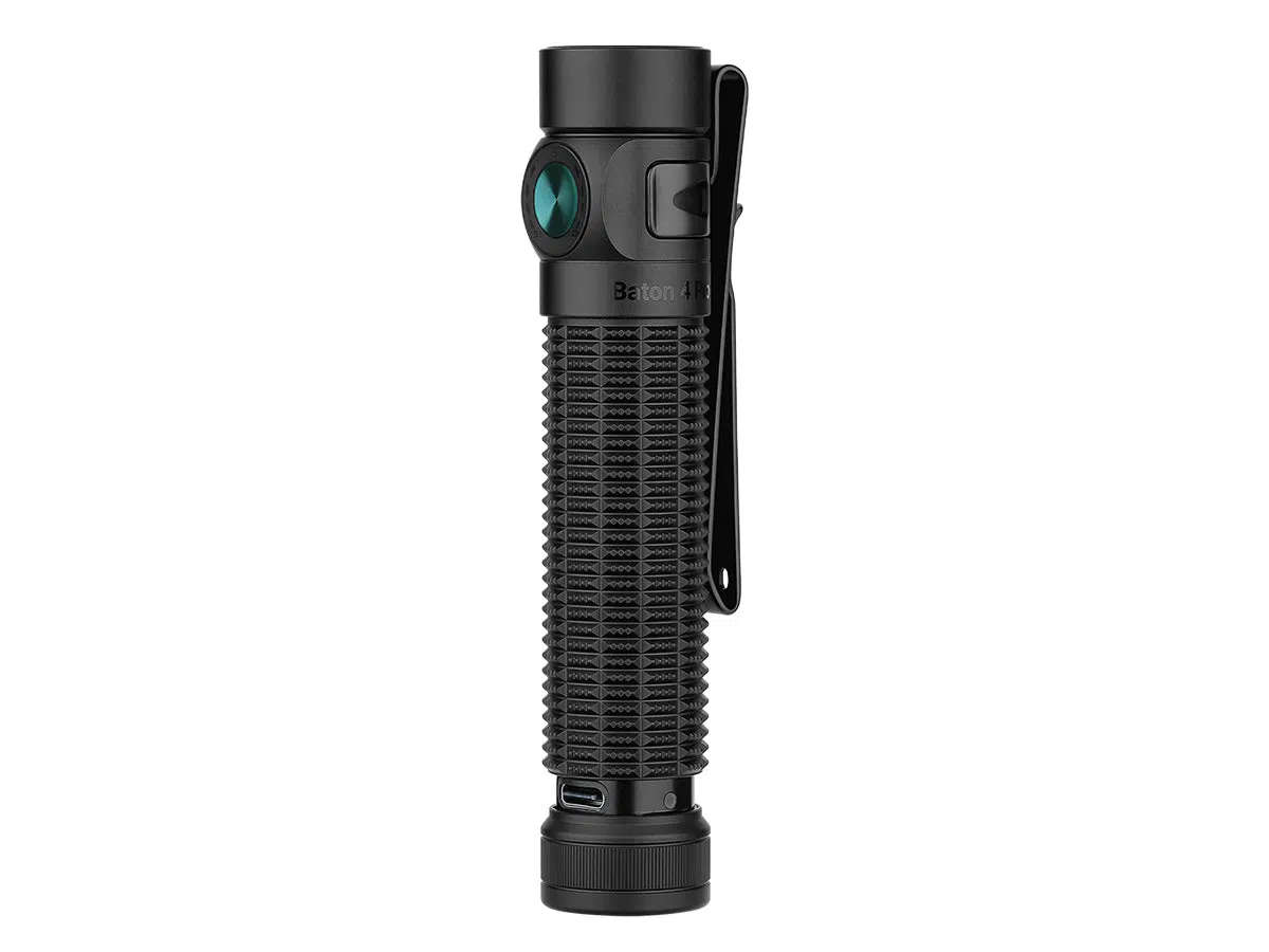 Olight Baton 4 Pro 1600 Lumens Rechargeable EDC Flashlight with Dual USB-C & Magnetic Charging