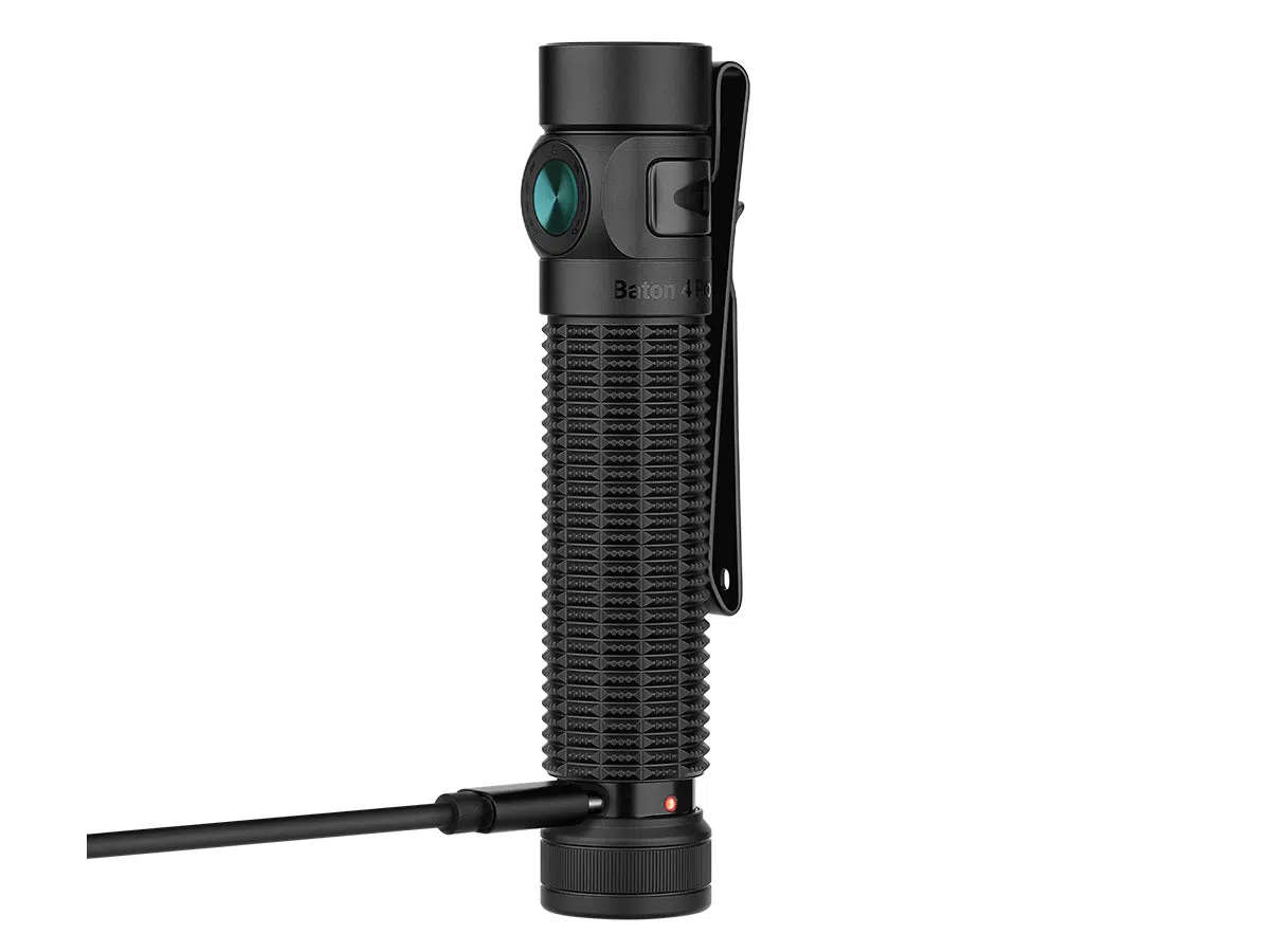 Olight Baton 4 Pro 1600 Lumens Rechargeable EDC Flashlight with Dual USB-C & Magnetic Charging