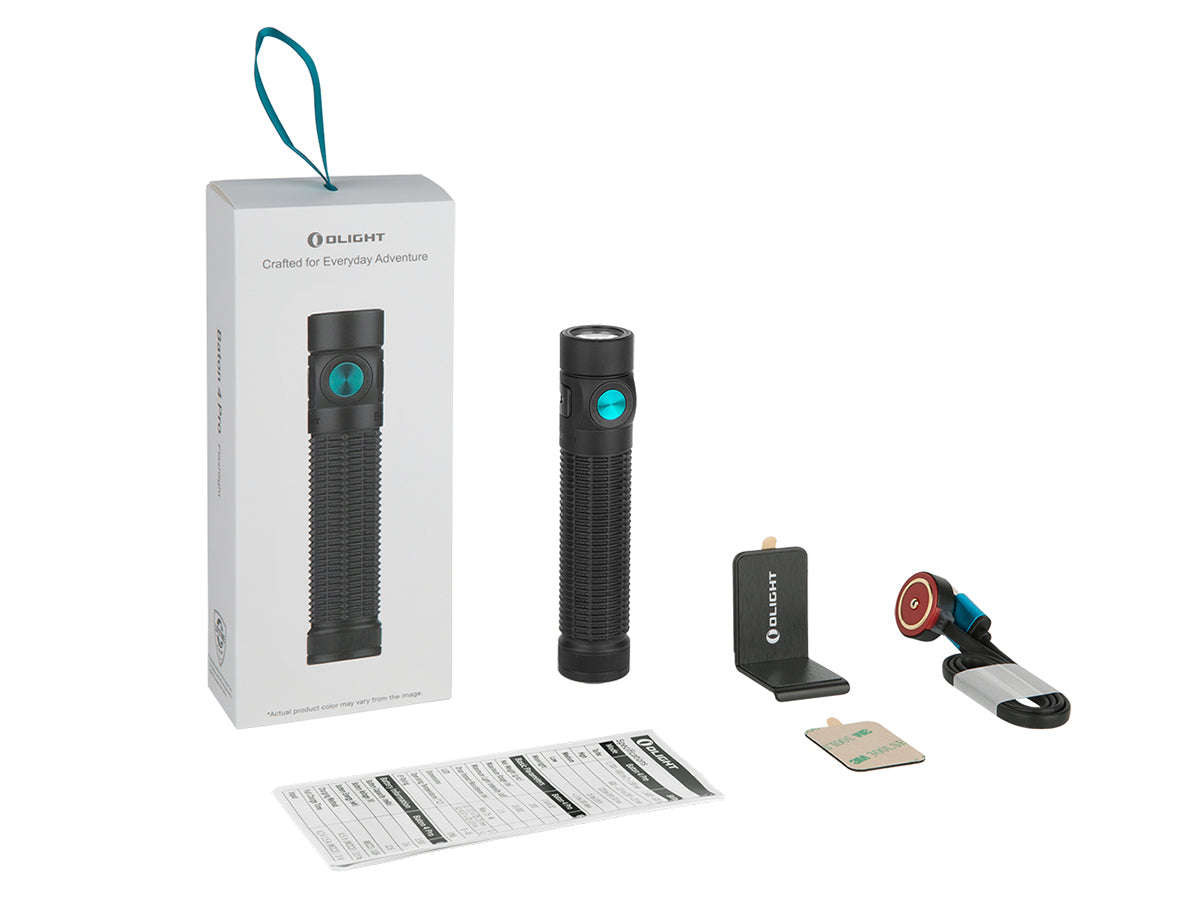 Olight Baton 4 Pro 1600 Lumens Rechargeable EDC Flashlight with Dual USB-C & Magnetic Charging