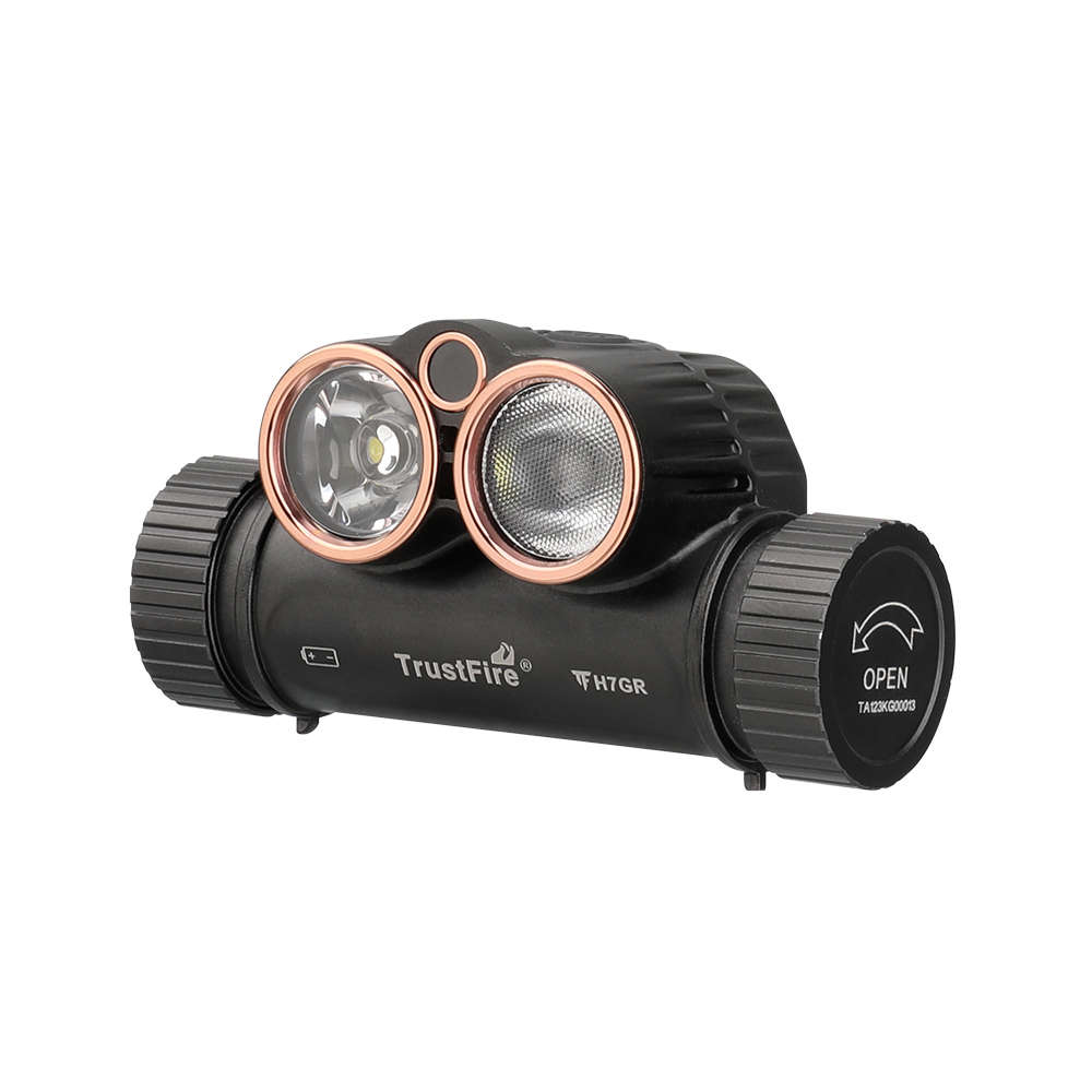 Trustfire H7GR Sensor Headlamp  1800 Lumens Dual Beam with Infrared Motion Sensor