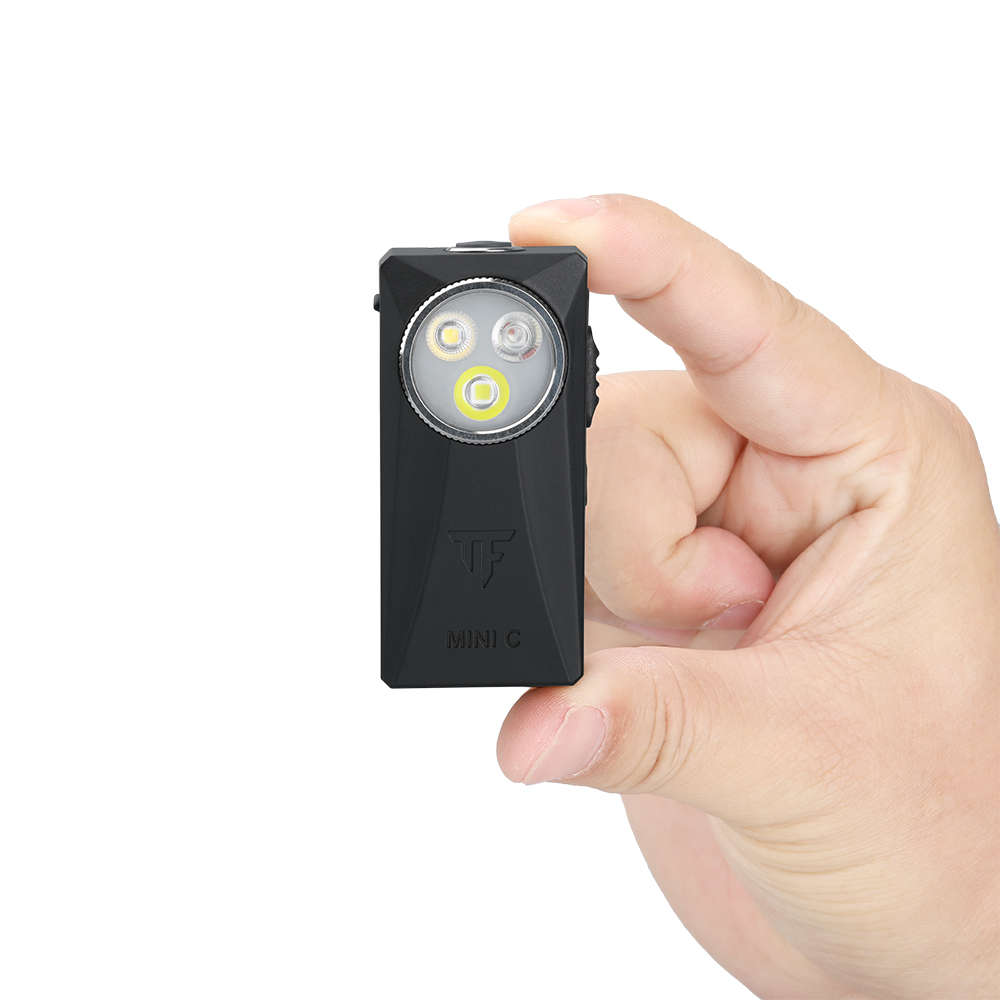Trustfire Mini C 800lm, 80m Multifunctional Clip-On EDC Flashlight  White Spot, High-CRI Flood...