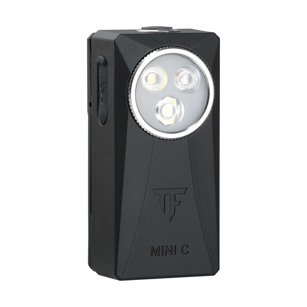 Trustfire Mini C 800lm, 80m Multifunctional Clip-On EDC Flashlight  White Spot, High-CRI Flood...