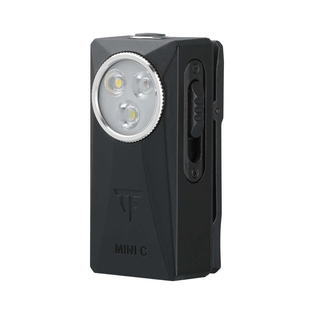 Trustfire Mini C 800lm, 80m Multifunctional Clip-On EDC Flashlight  White Spot, High-CRI Flood...