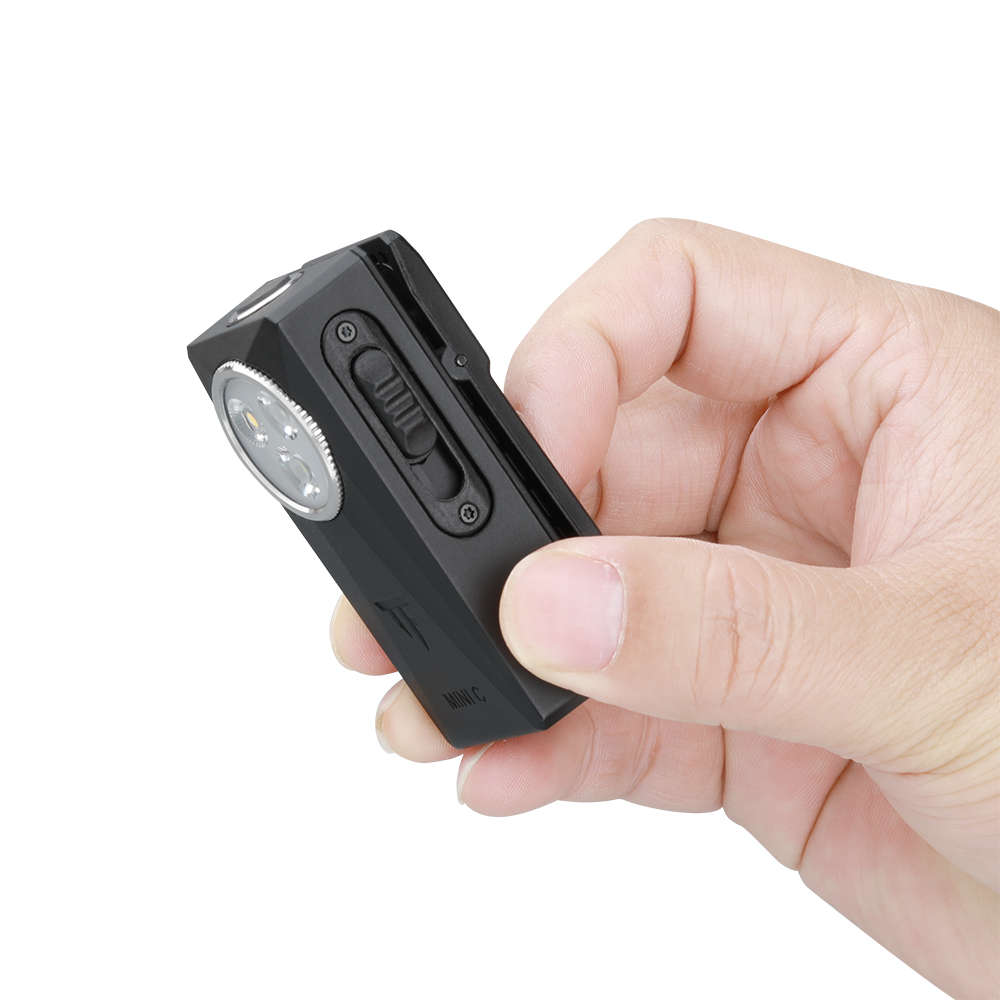 Trustfire Mini C 800lm, 80m Multifunctional Clip-On EDC Flashlight  White Spot, High-CRI Flood...