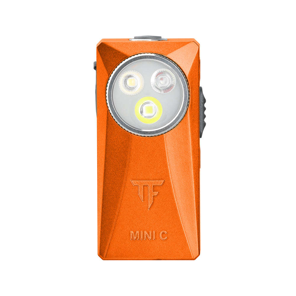 Trustfire Mini C 800lm, 80m Multifunctional Clip-On EDC Flashlight  White Spot, High-CRI Flood...