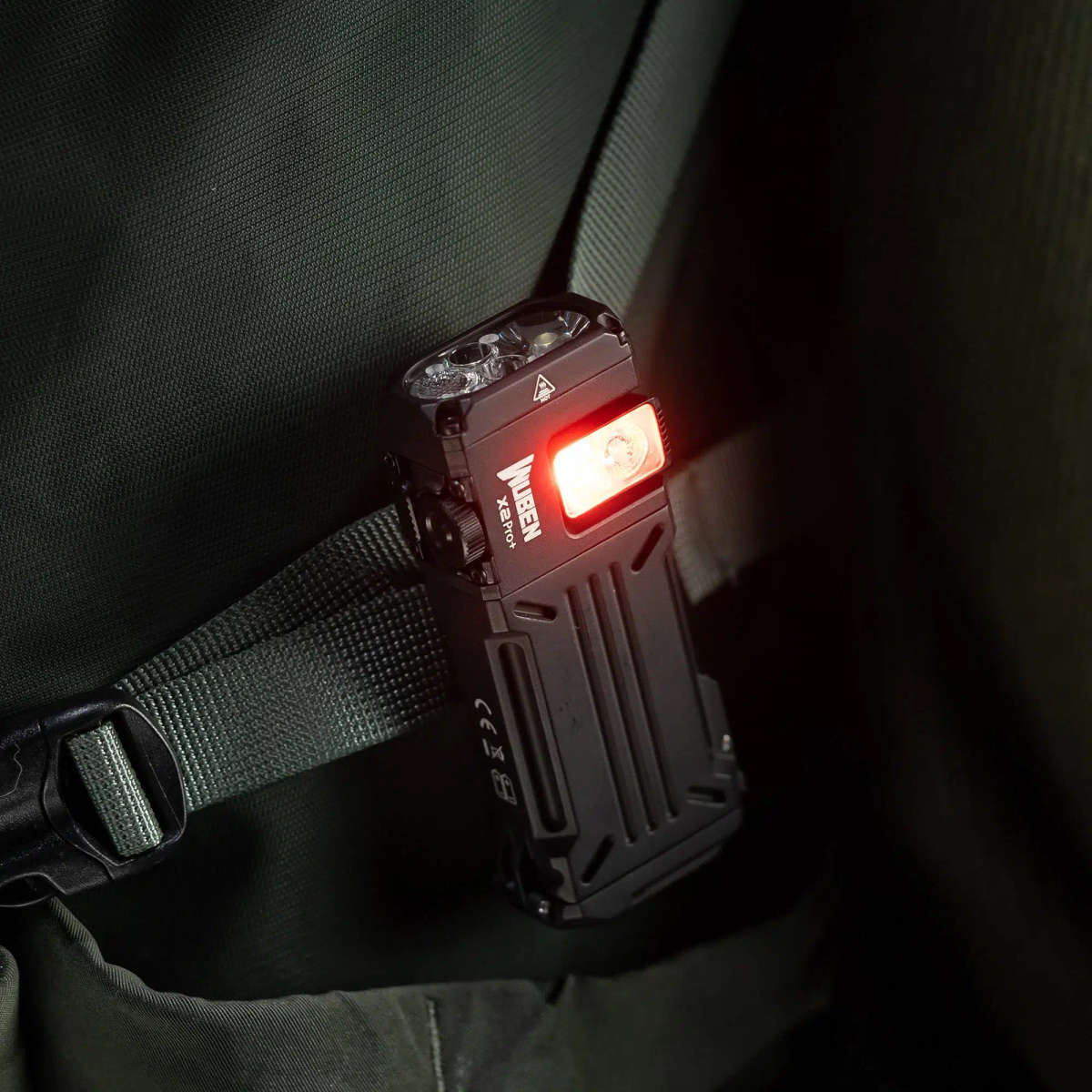 Wuben X2 Pro+ 1500 Lumens Magnetic EDC Tactical Flashlight  Dual Beam with Type-C Charging