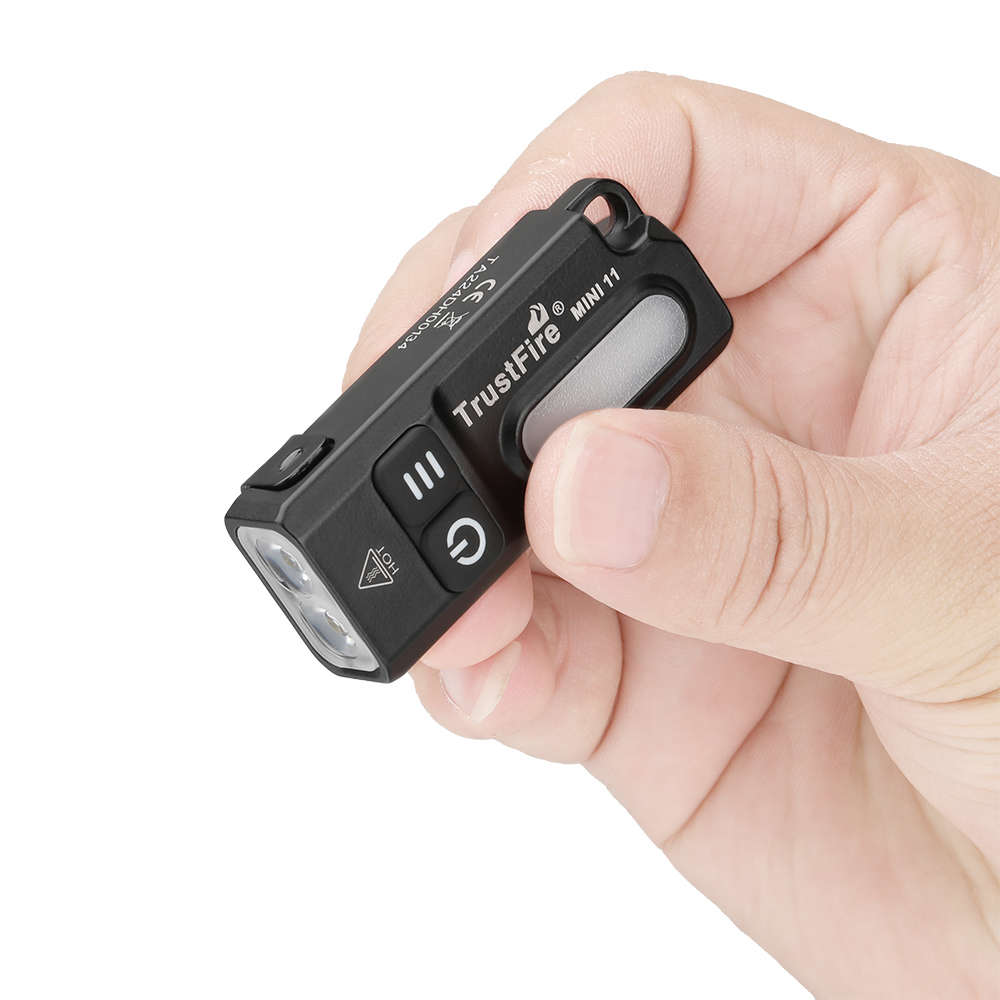 TrustFire Mini11 Multi-Functional EDC Flashlight  750 Lumens White + Color Side Light, Magneti...