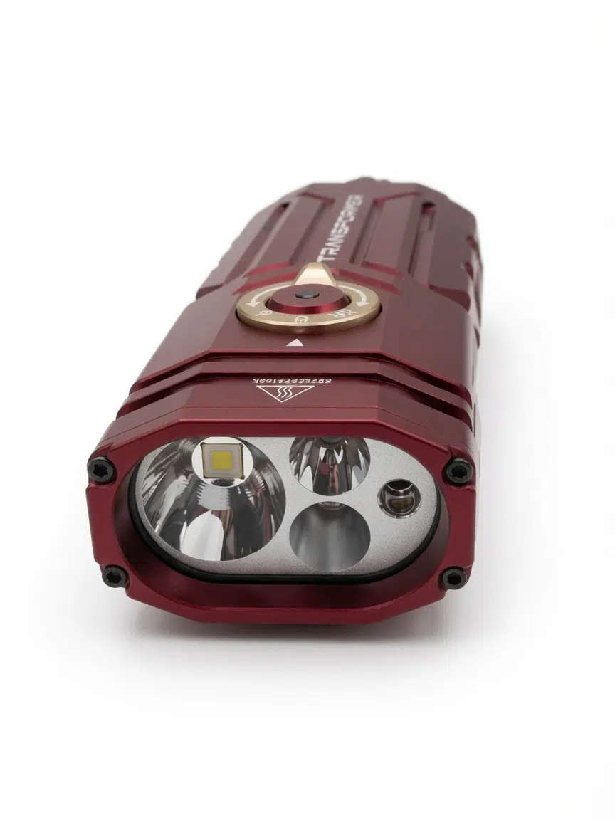 Wurkkos HD02 Pro Multi-Function Flashlight  3200 Lumens Spotlight, 330m + Folding Wing Flood +...