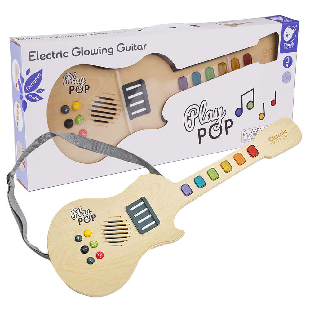 Classic World - Electric Glowing Guitar- Damaged Packaging
