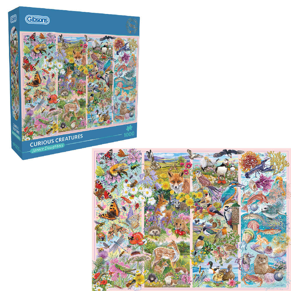 Gibsons - Curious Creatures - Jigsaw Puzzle - 1000pcs