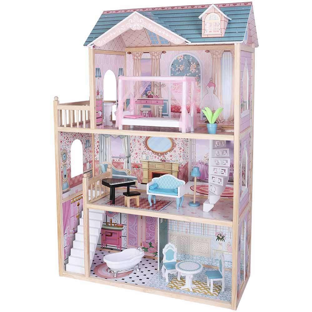 Playroom by Greenbean - Charlotte Doll House & 11 Accessories- Damaged Packaging