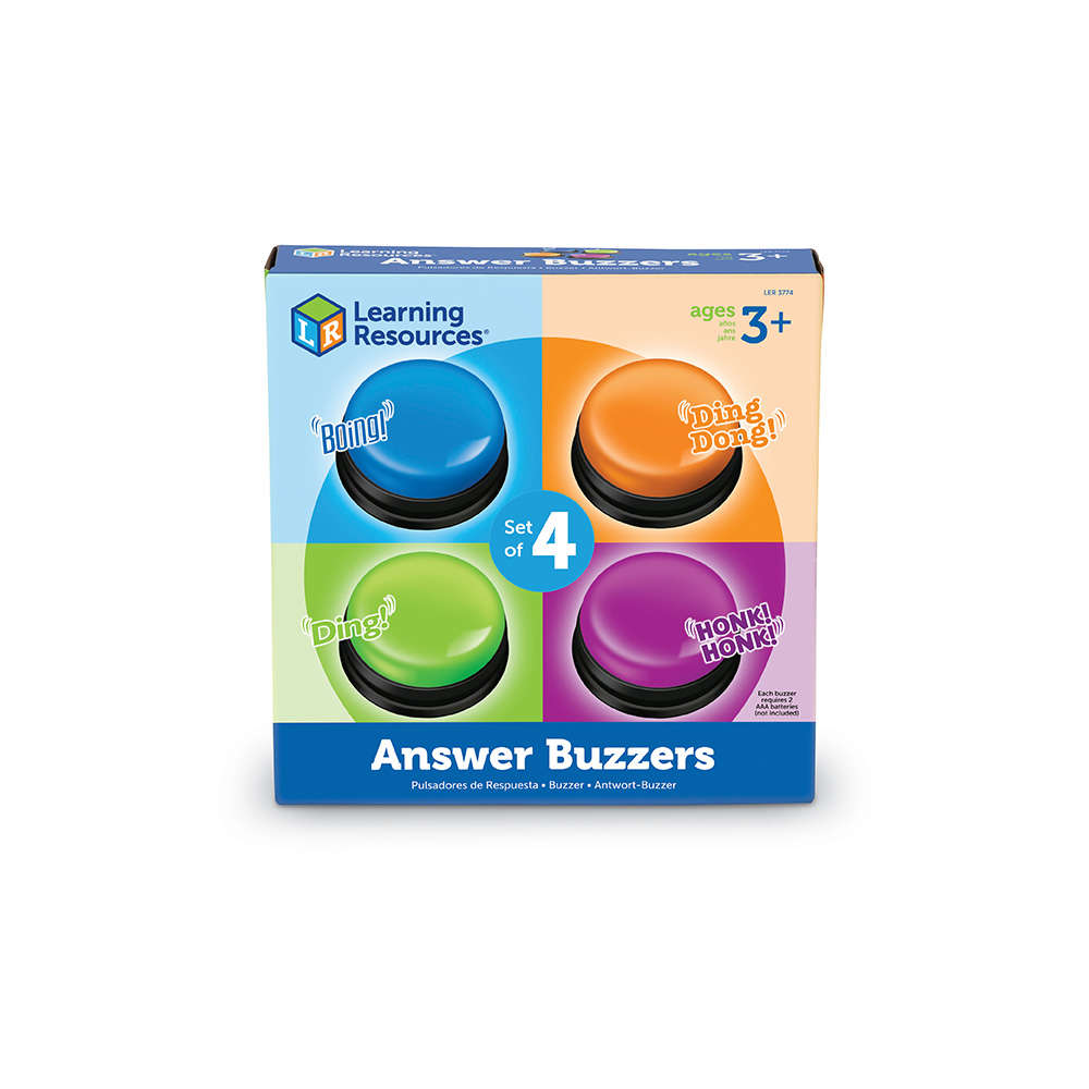 Learning Resources - Answer Buzzers (Set of 4)