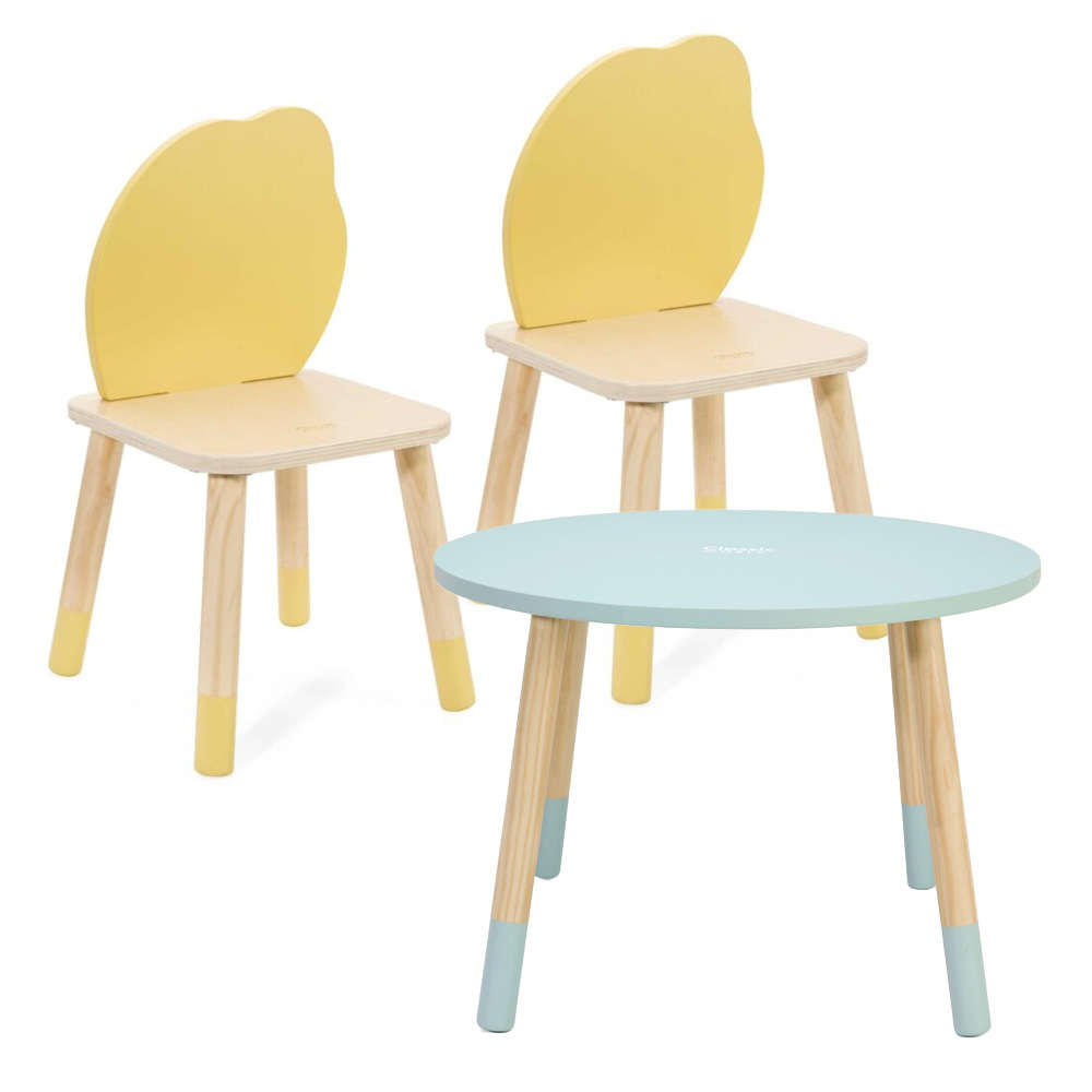Classic World Grace Table & Chair Set - 2 Lemon Chairs- Damaged Packaging