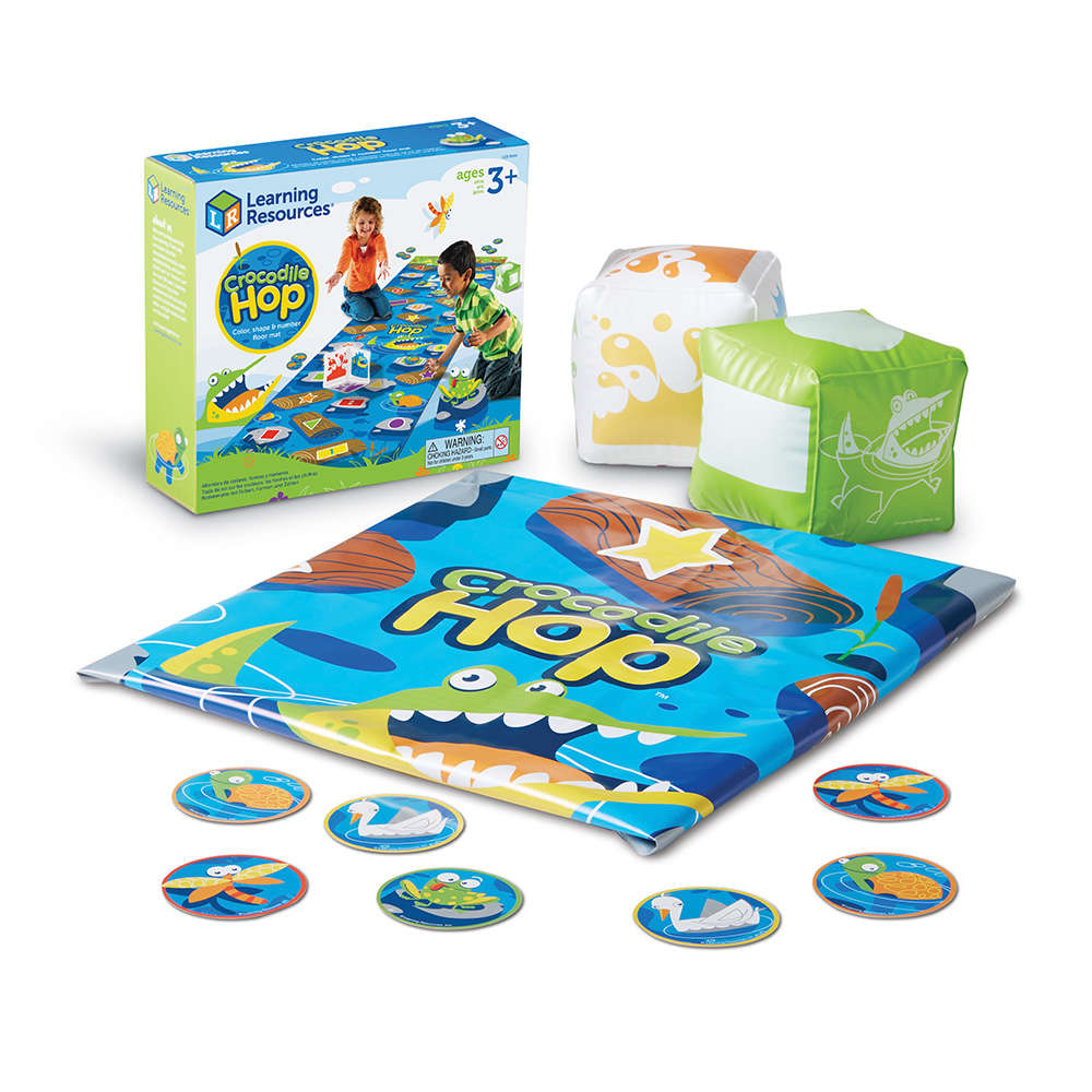 Learning Resources - Crocodile Hop - A Floor Mat Game- Damaged Packaging