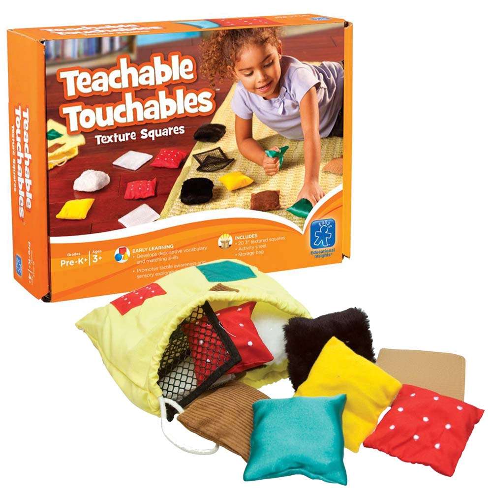 Educational Insights - Teachable Touchables Texture Squares- Damaged Packaging