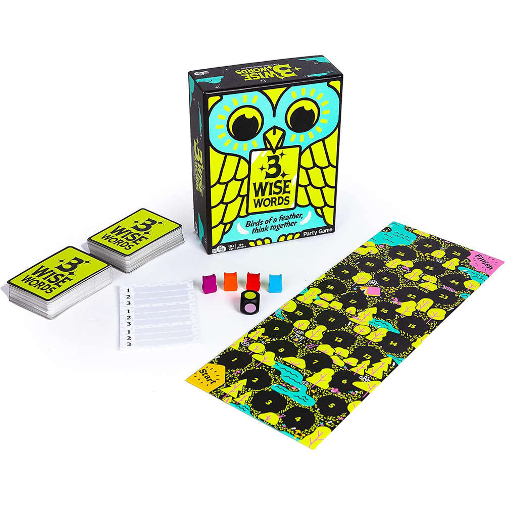 Big Potato Games - 3 Wise Words - Family Board Game - 4+ Players