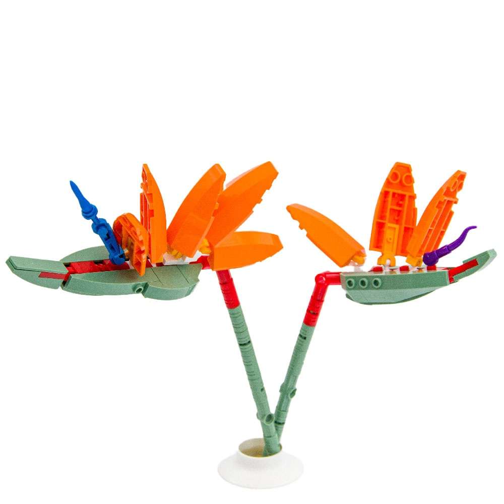 Sluban - Pleyerid - Flowers - Strelitzia - 148pcs- Packaging Damaged