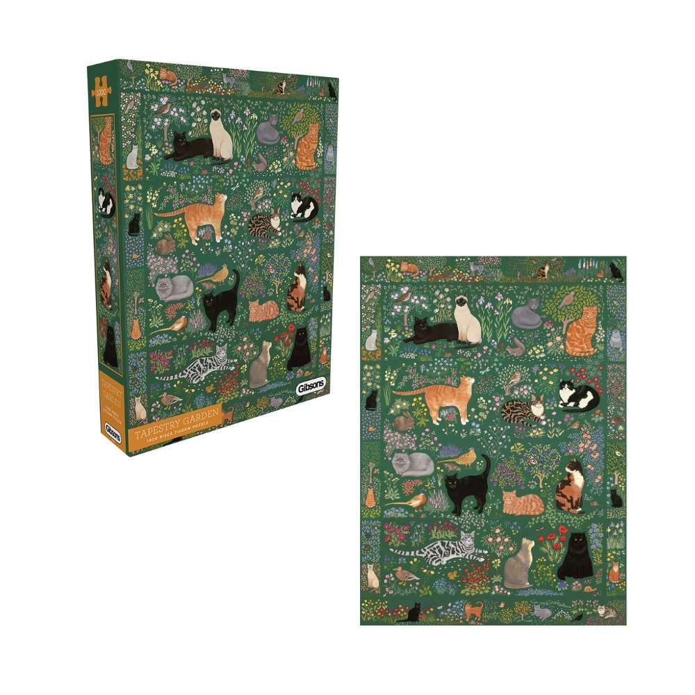Gibsons - Tapestry Garden - 1000 Piece Jigsaw Puzzle- Damaged Packaging