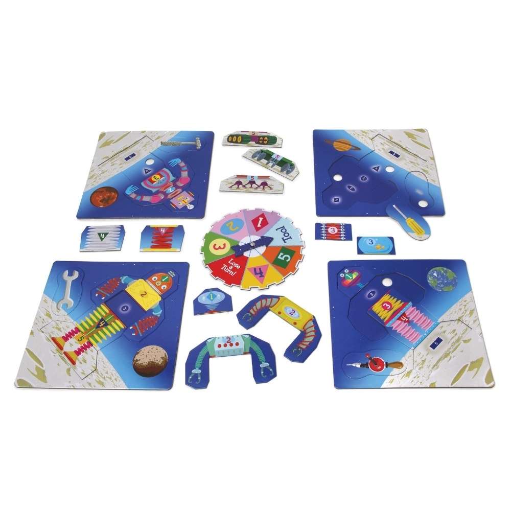 eeBoo - Build A Robot Spinner Puzzle Game