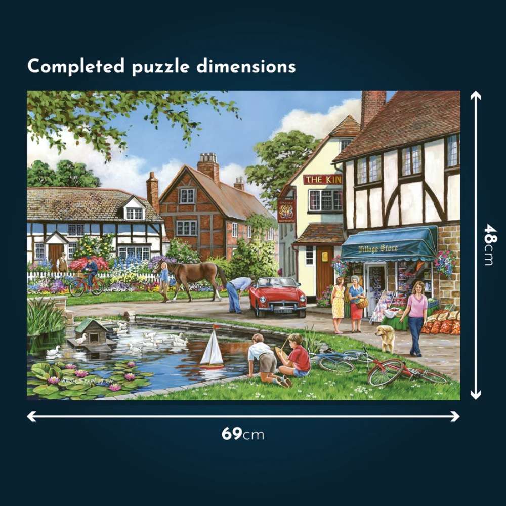 House of Puzzles - No.20 - Santa Switch On - 1000 Piece Jigsaw Puzzle