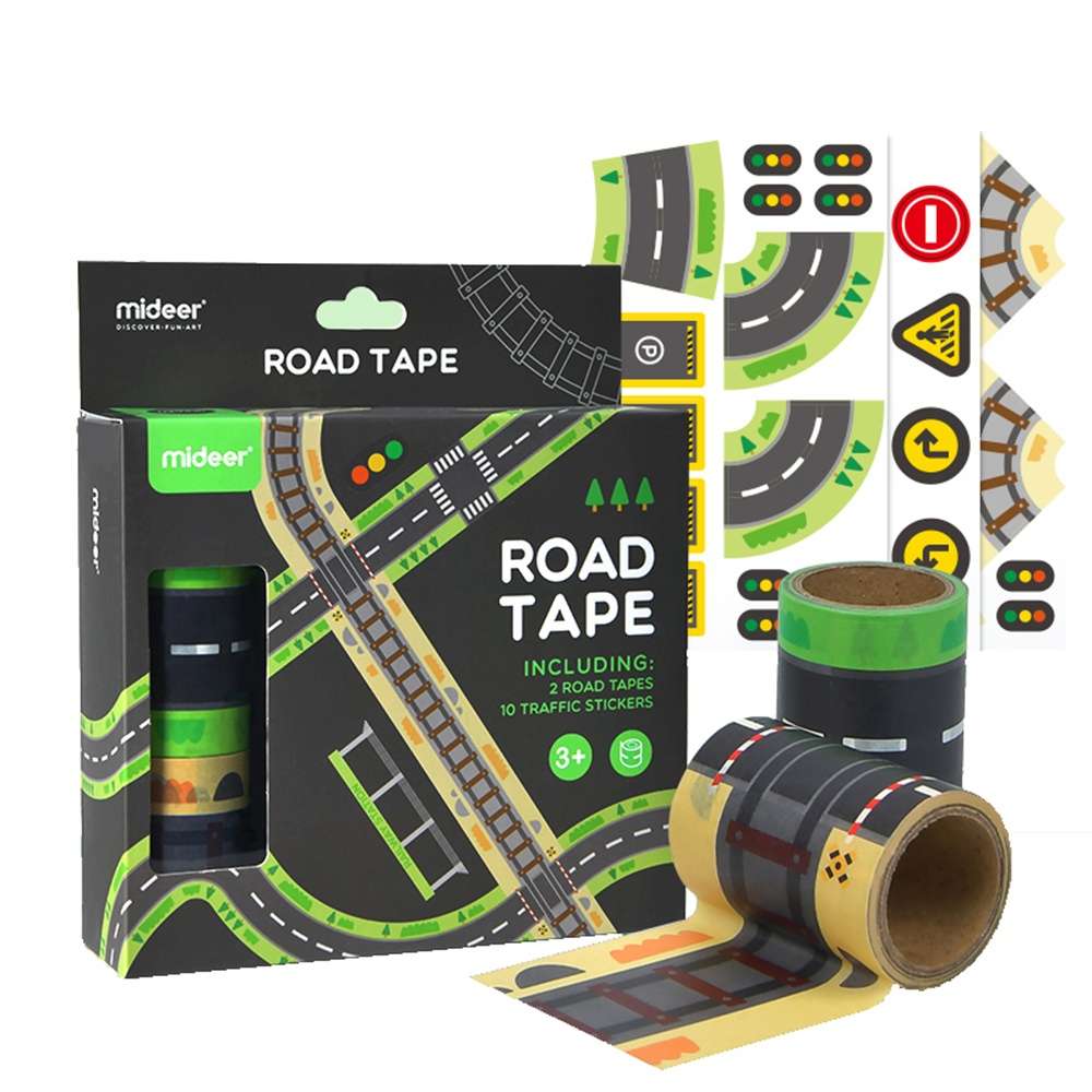 Mideer - Road Tape - 2pcs- Damaged Packaging