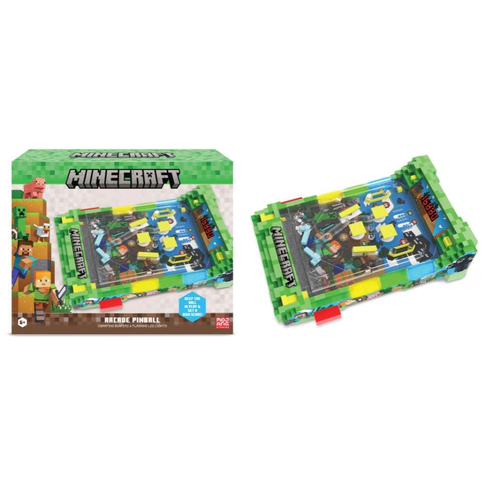 Ambassador - Minecraft Arcade Pinball - Overworld Edition - 8pcs