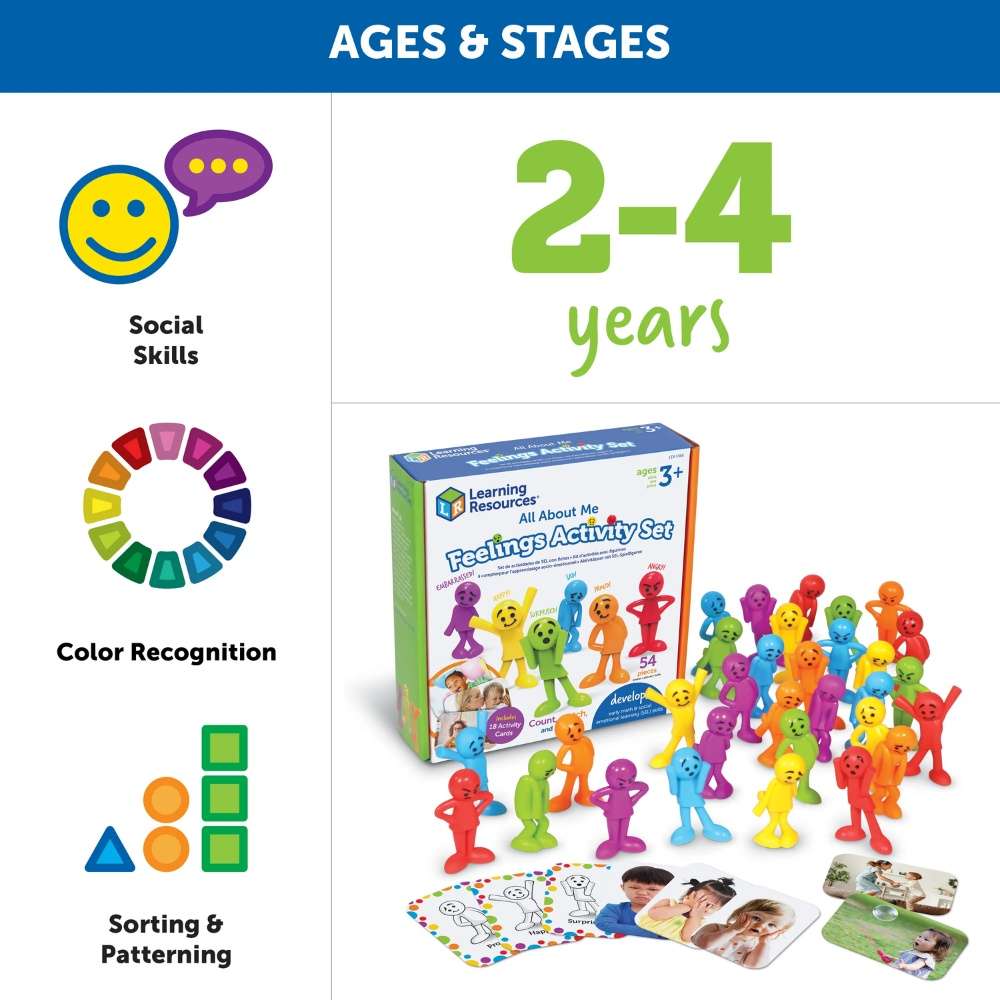 Learning Resources - All About Me Feelings Activity Set- Packaging Damaged