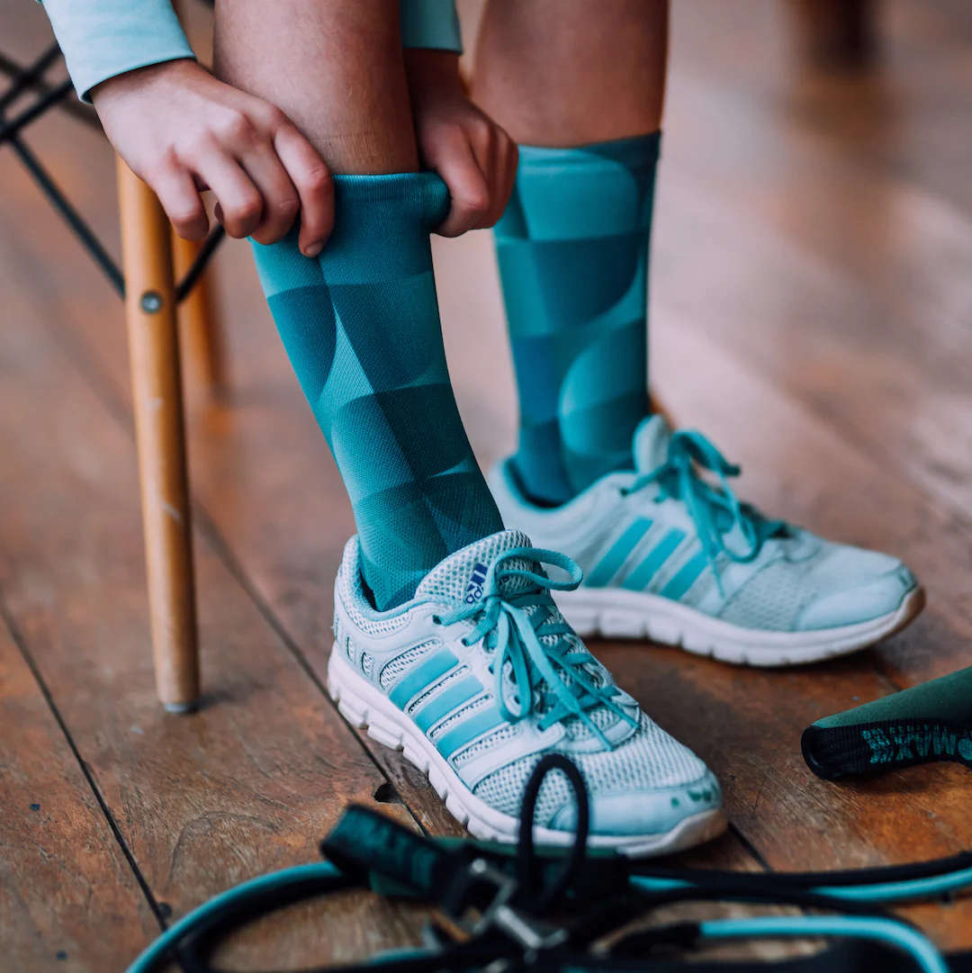 Sox Solid Teal Socks