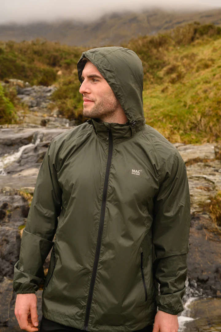 Mac in a Sac Origin 2 Waterproof Unisex Jacket (Khaki)