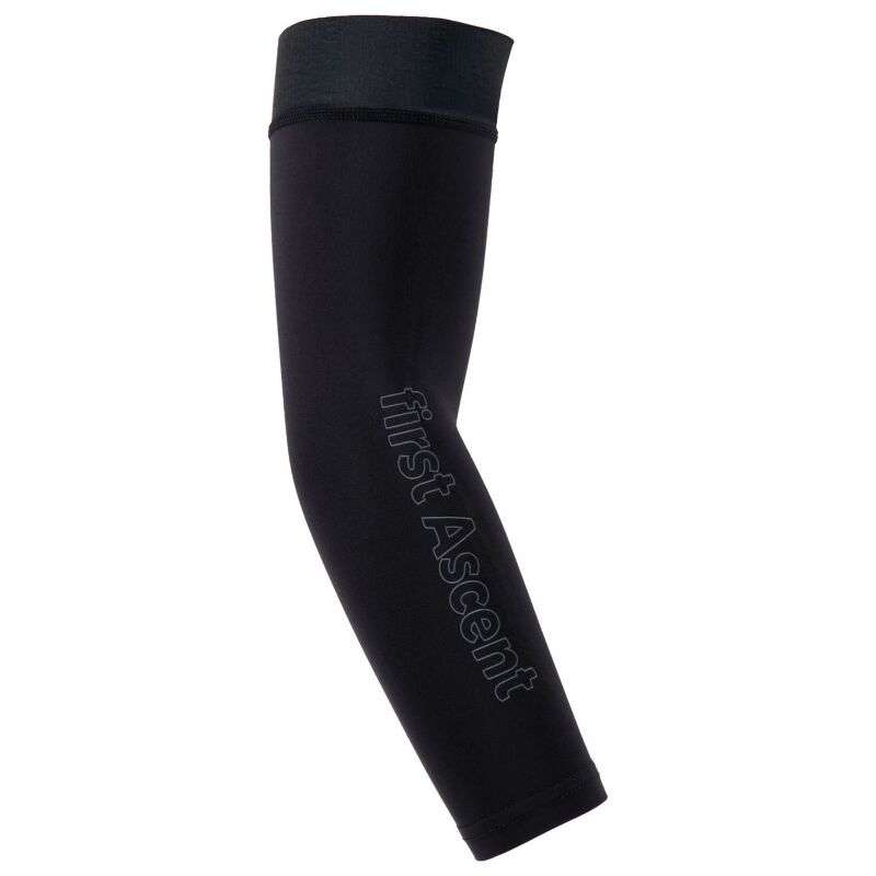 First Ascent Flex Arm Warmer Black