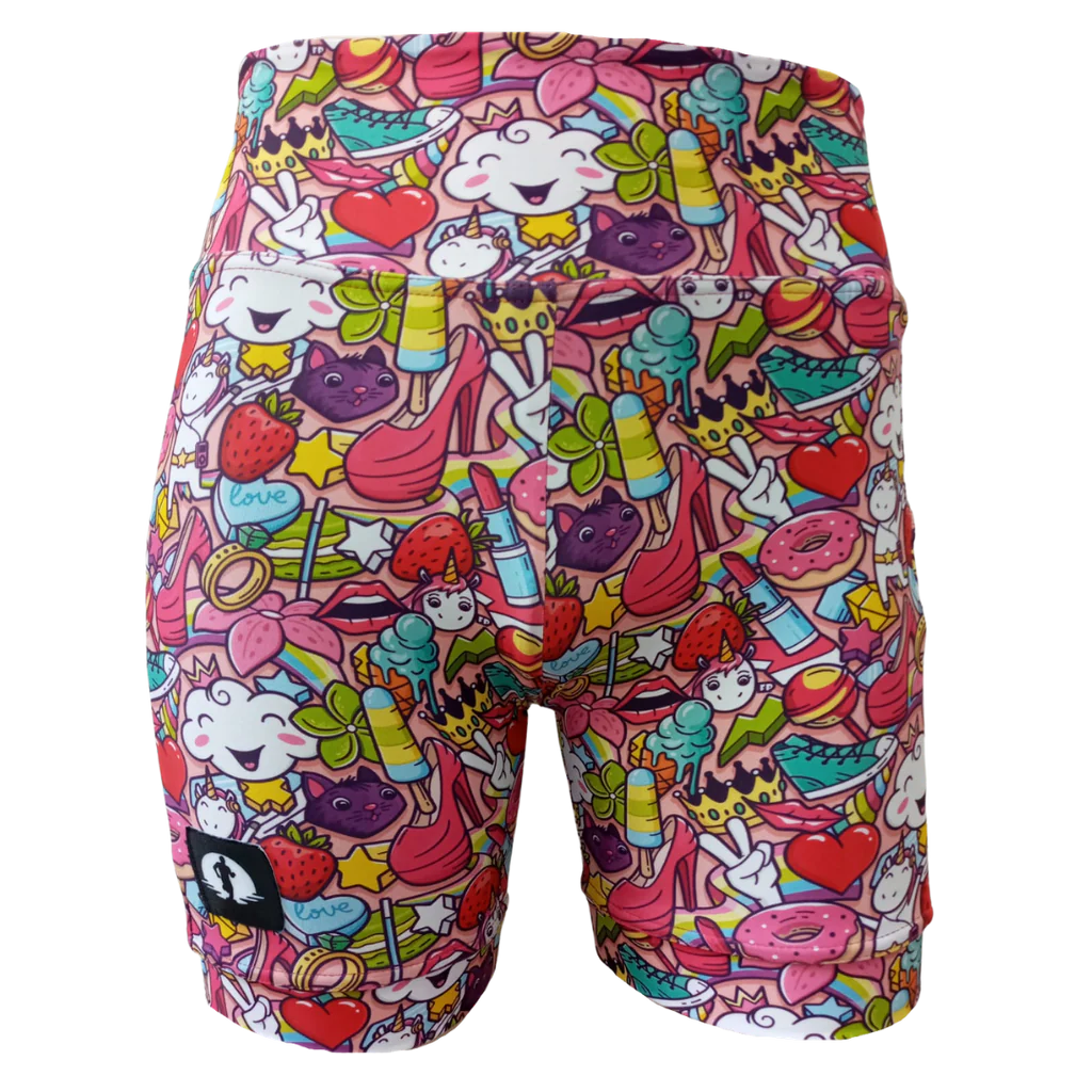 High Waist Funky Pants - Girl Power