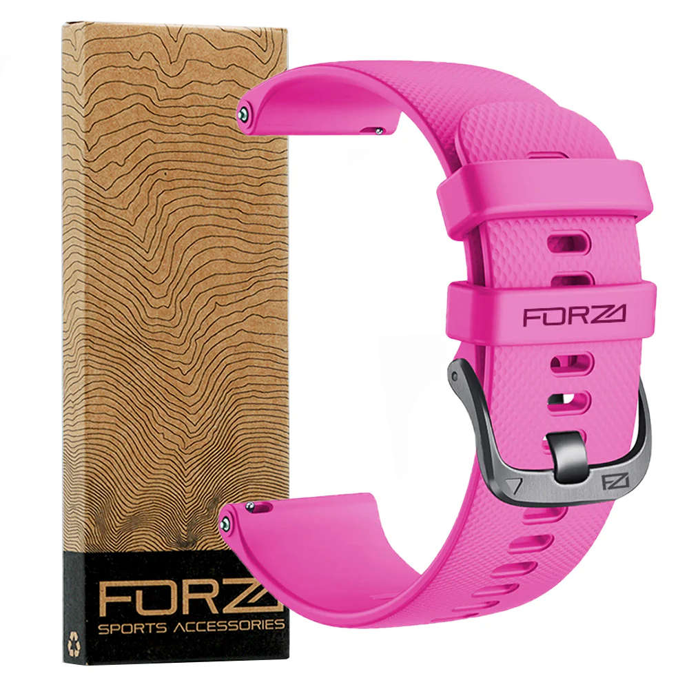 FORZA - ELITE | 20mm Quick Release Watch Strap for Garmin (Pink)