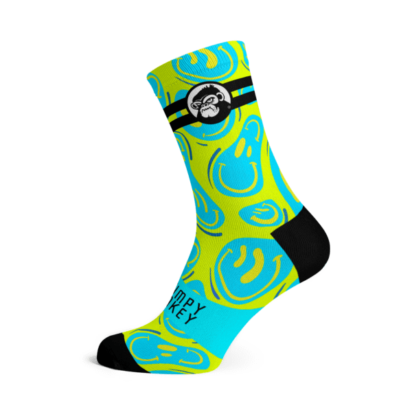 Grumpy Monkey Neo Smiley Socks